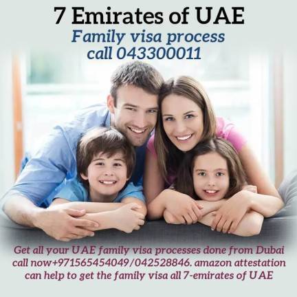 get all your UAE family visa processes done from Dubai